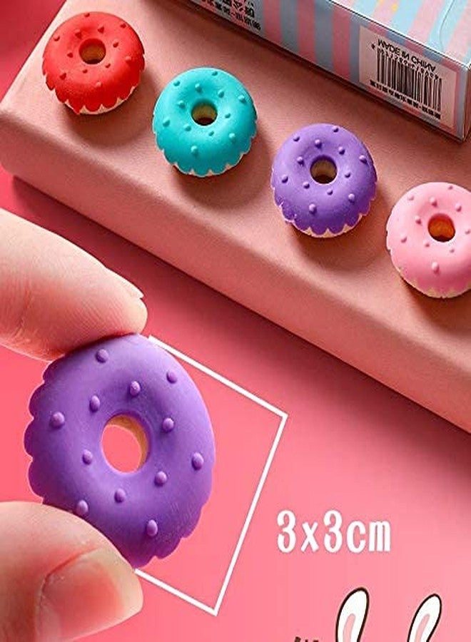Sellon1 Imported Stuff Cutest Donuts Ice Cream Cone Ice Cream and Lolipop Erasers Set - B’Day Return Gift Party Idea for Kids Birthday (04 Packs/16 PCS./lot) - Image 4